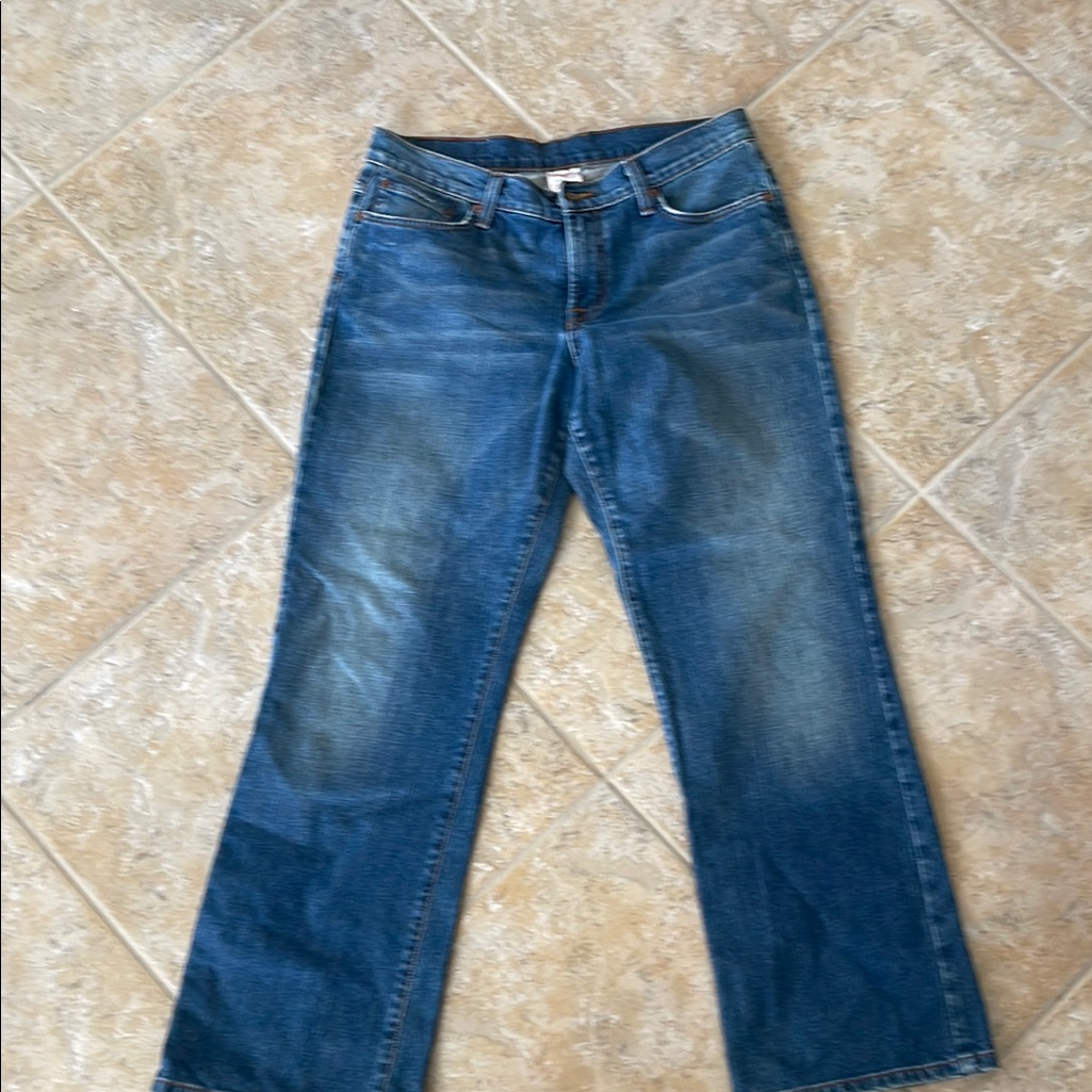 Lucky Brand Blue Flare Wide Leg Denim